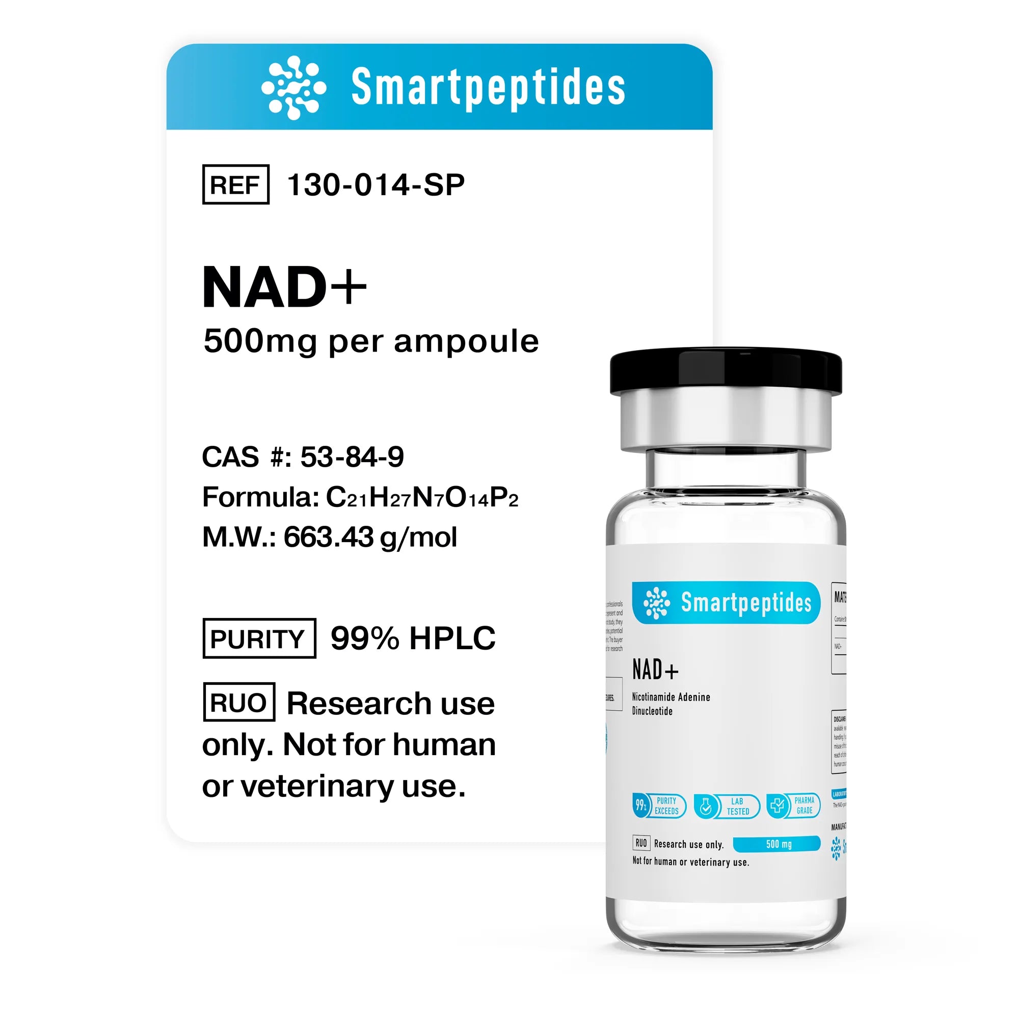 NAD+ Ampulle (500 mg)