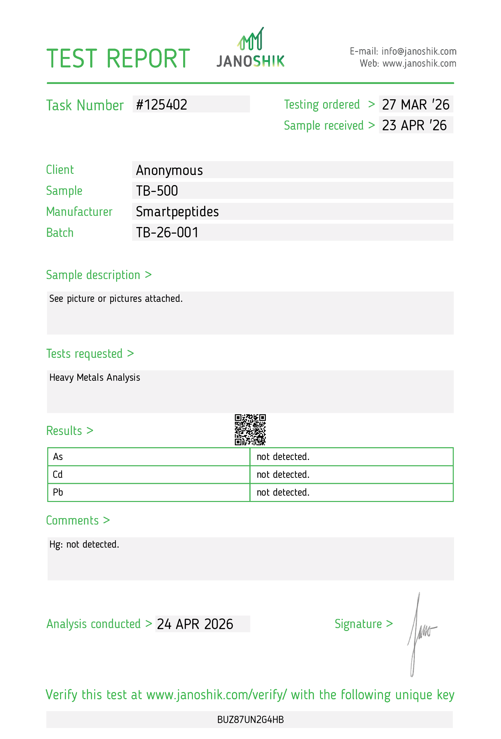TB-500 Ampulle (25 mg) – Bild 6